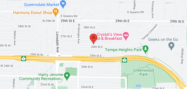 map of 250 E 26TH STREET